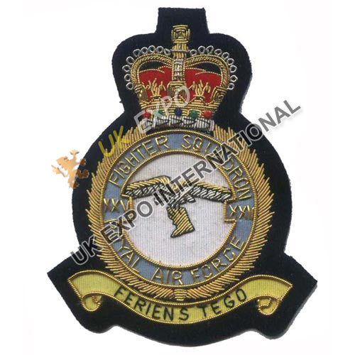 RAF No. 25 Squadron Bullion Blazer Badge