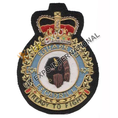 RCAF 404 Squadron Bullion Blazer Badge