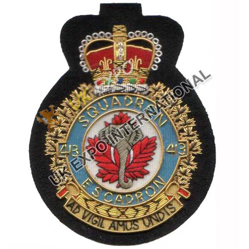 RCAF 413 Squadron Bullion Blazer Badge