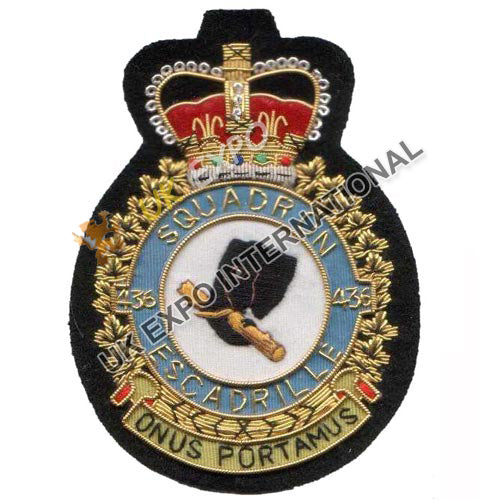 RCAF 436 Transport Squadron Blazer Badge