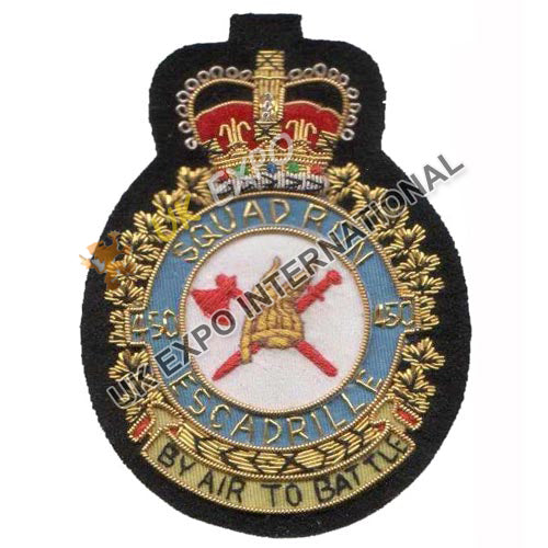 450 Squadron Bullion Blazer Badge