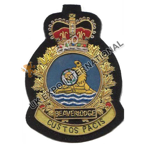 CFS Beaverlodge Bullion Crest Badge