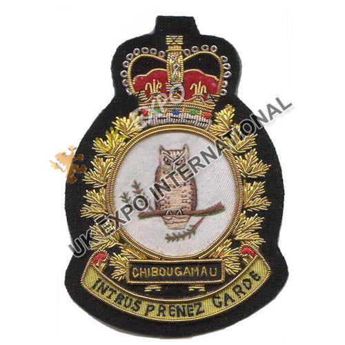 RCAF Station Chibougamau Bullion Crest Badge