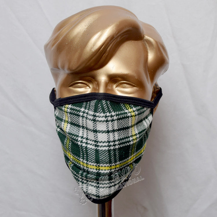 St Patrick Tartan Scottish Style Mask