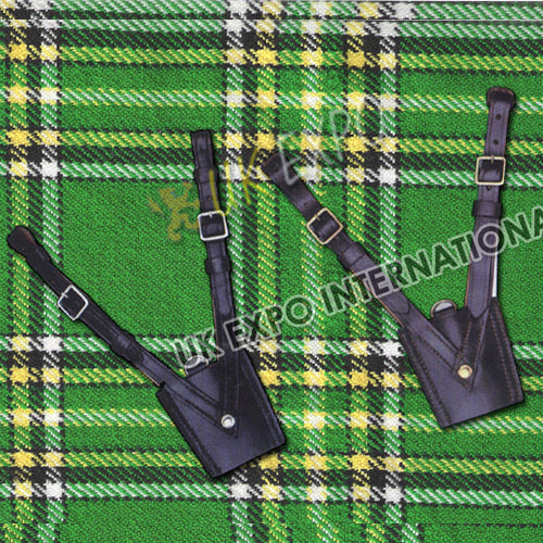 Sword Frog Black Leather