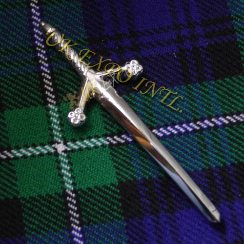 Sword Kilt Pin Mirror Finish