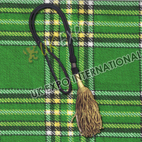 Elite Black Rope & Golden Knot Sword Knot