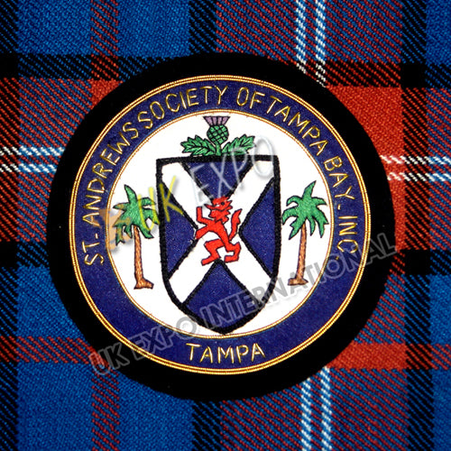 St. Andrew’s Society of Tampa Bay Embroidered Crest Badge