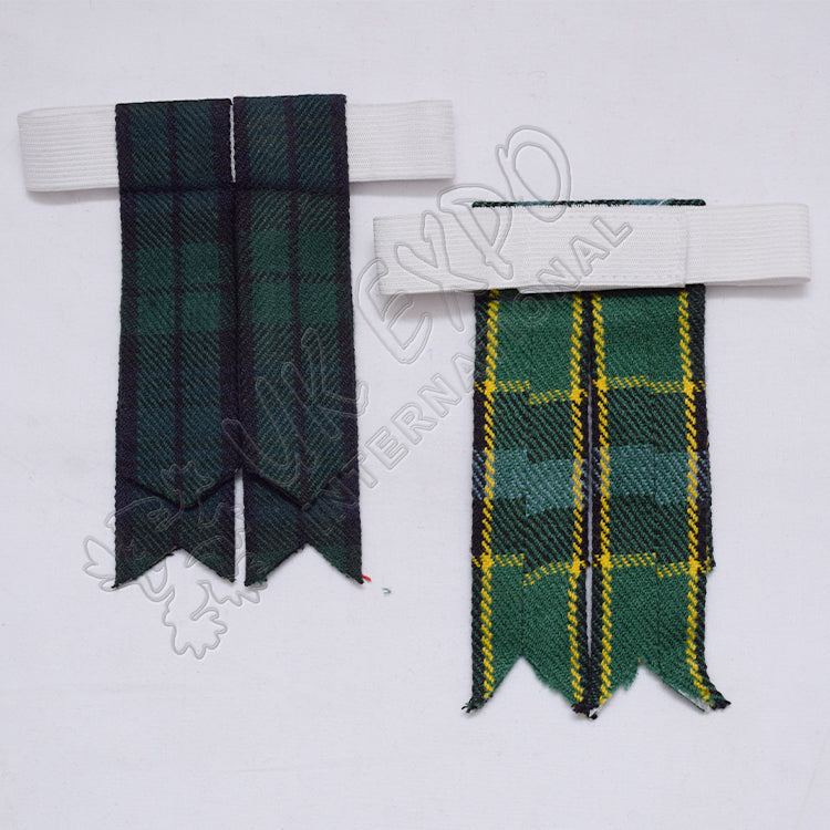 Pride Of Ireland Tartan Kilt Flashes