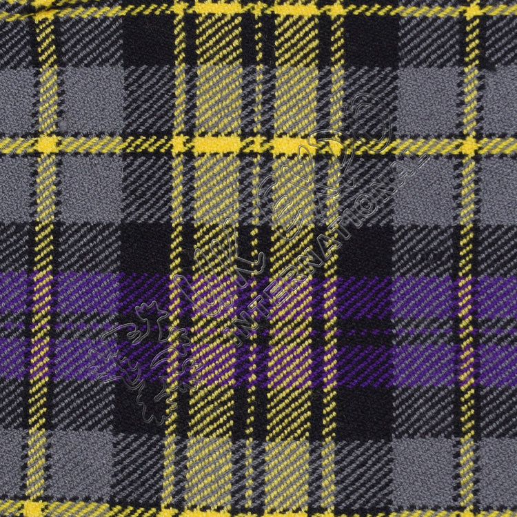 Yellow Blue and Black Shad On Gray Tartan No 43