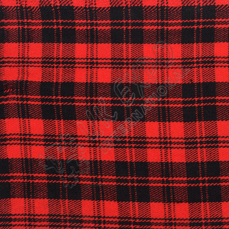 Red and Black Tartan No 91
