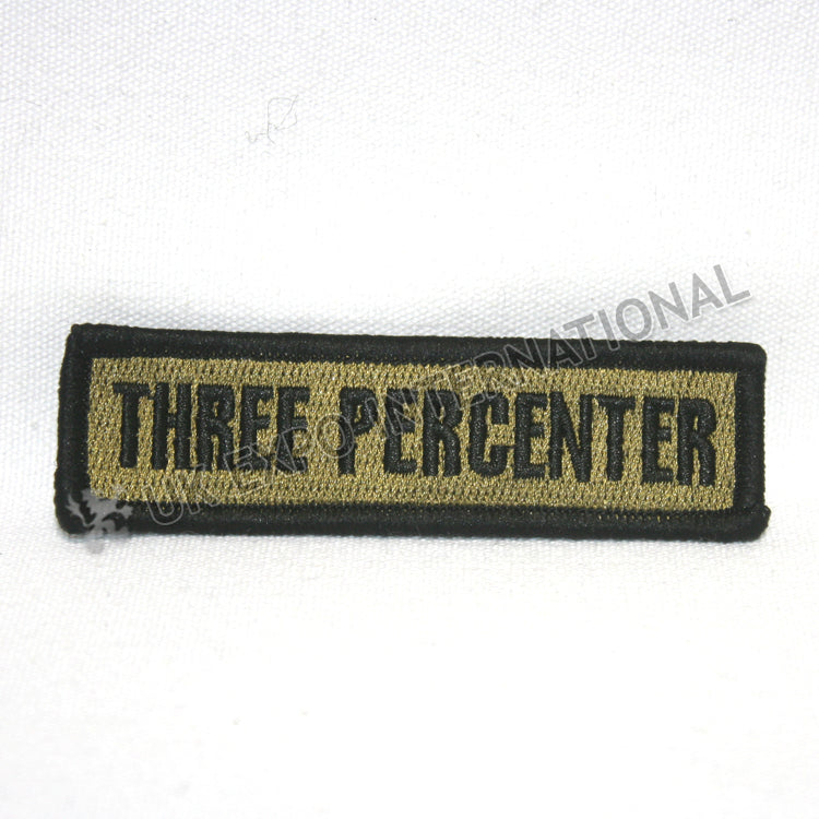 Tactical Embroidered Morale Patch Pin