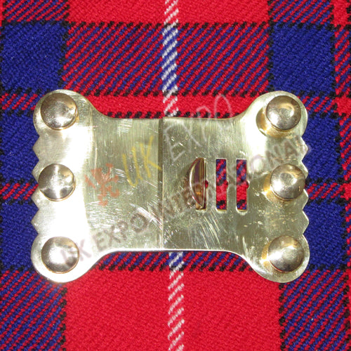 18th Century Tie Neck Brass Buckle