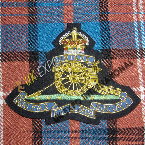 Royal Artillery Bullion Wire Blazer Badge