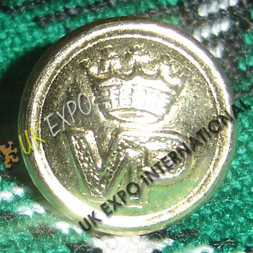 VIP Crown Officer Brass Buttons