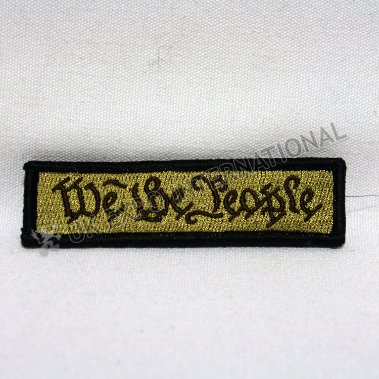 We The People Embroidered Morale Patch Badge Pin