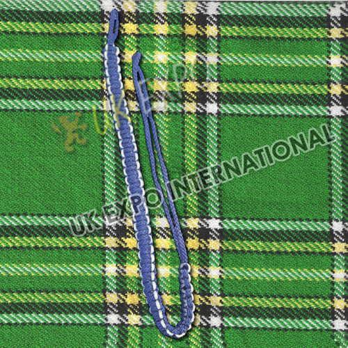 Military Lanyard Blue White Whistle Cord