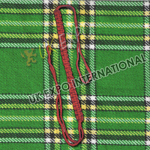 Military Ceremonial Uniform Red Whistle Cord