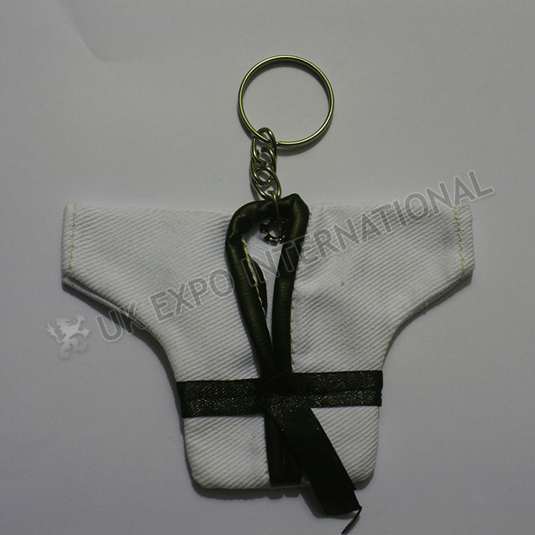 White Color Karate Suit Key Chain