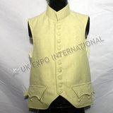 18th Century Cream Color Wool Vest