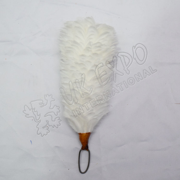 White Silk Feather Hackles