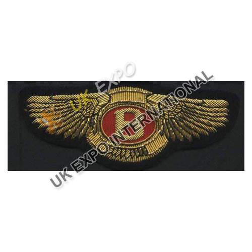 Gold Bullion Wings Blazer Badge
