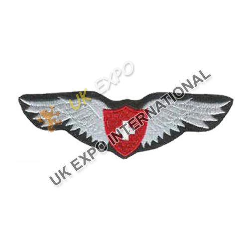 PAF Style Pilot Wings Bullion Badge