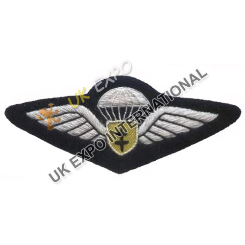 SBS Style Parachute Wings Bullion Badge