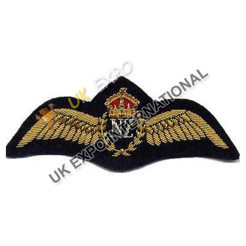 RAF Pilot Wings Bullion Badge
