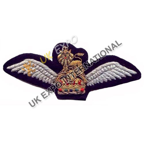 Army Air Corps Glider Pilot Wings Bullion Badge