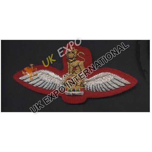 British Army Air Corps Officer Pilot Wings Bullion Badge