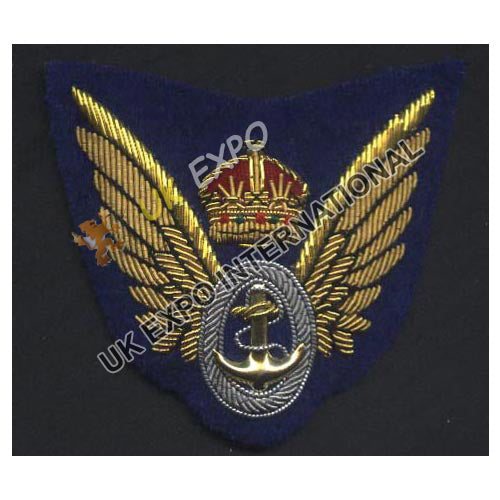 Fleet Air Arm Observer Wing Bullion Sleeve Badge