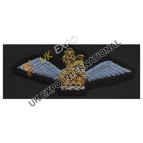 British Army Air Corps / RAF Pilot Wing Bullion Badge