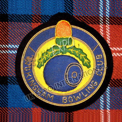 Wokingham Bowling Club Embroidered Badge