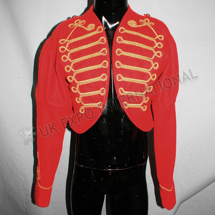 Women’s Red Wine Hussar Jacket