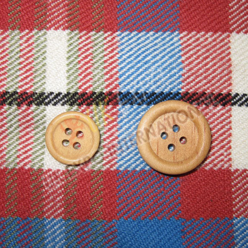 Small and Large Natural Wooden Buttons