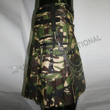 Sports Casual Camouflage Chain Utility Kilt