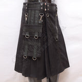 Y Style Heavy Duty Black Utility Kilt
