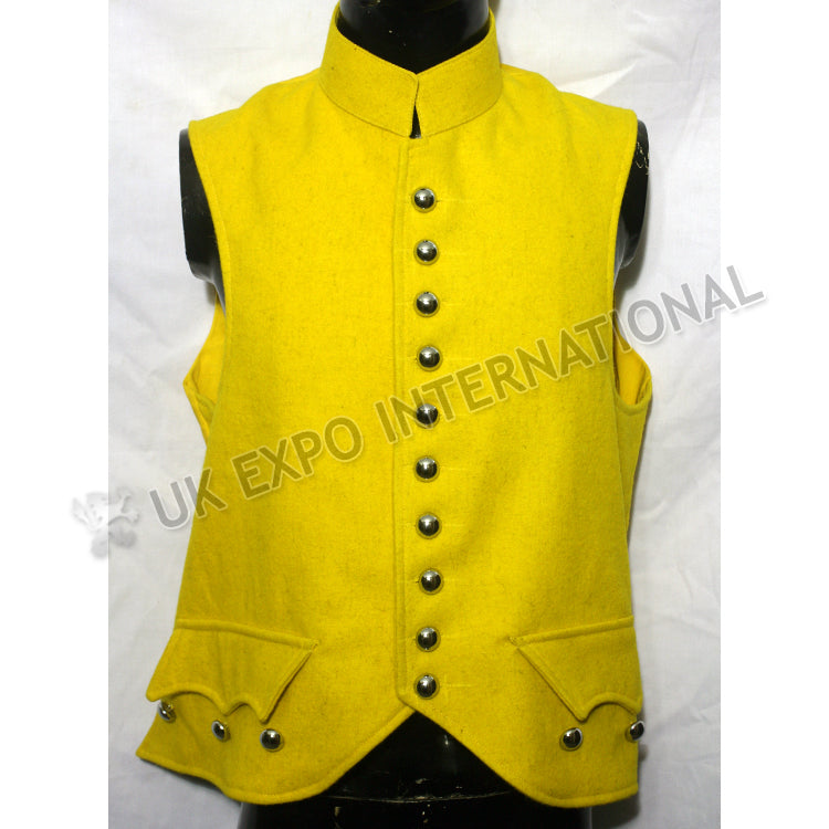 18th Century Yellow Color Vest