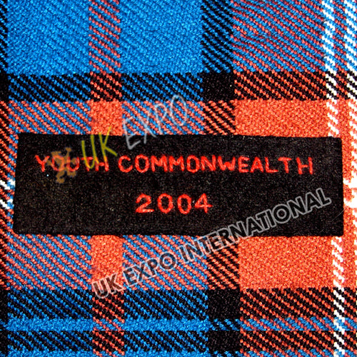 2004 Youth Commonwealth Games Custom Machine Embroidered Patch